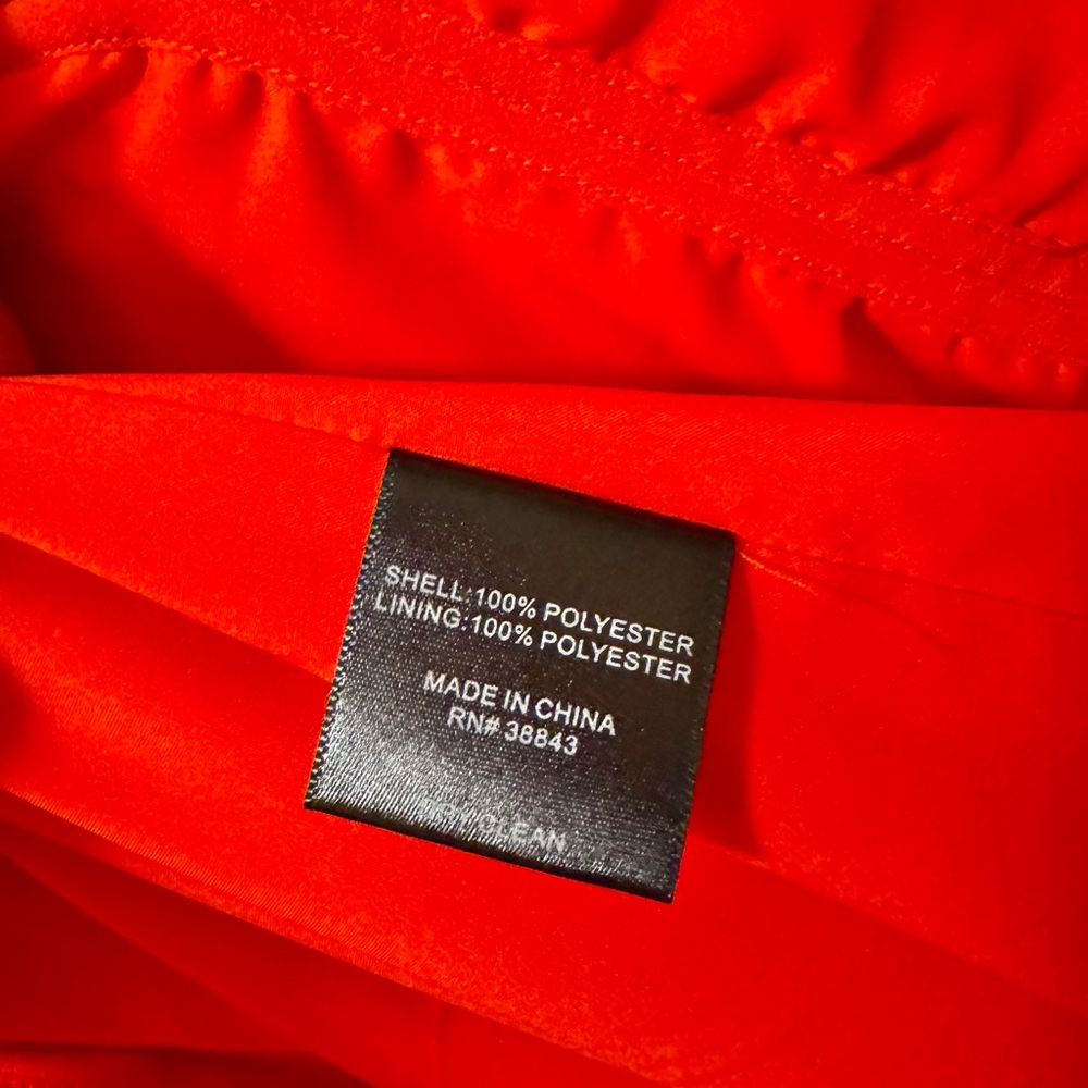 Sam Edelman Fire Engine Red Ruffle Midi Dress - Picture 9 of 9